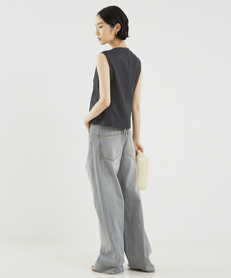 The Store by C' 「【DARKPARK】INES FOLD OVER DENIM ASIAN FIT」|デニム|