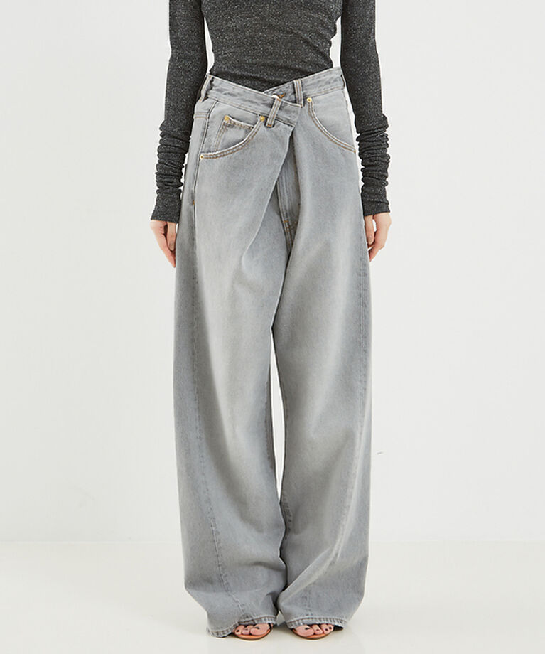The Store by C' 「【DARKPARK】INES FOLD OVER DENIM ASIAN FIT」|デニム|
