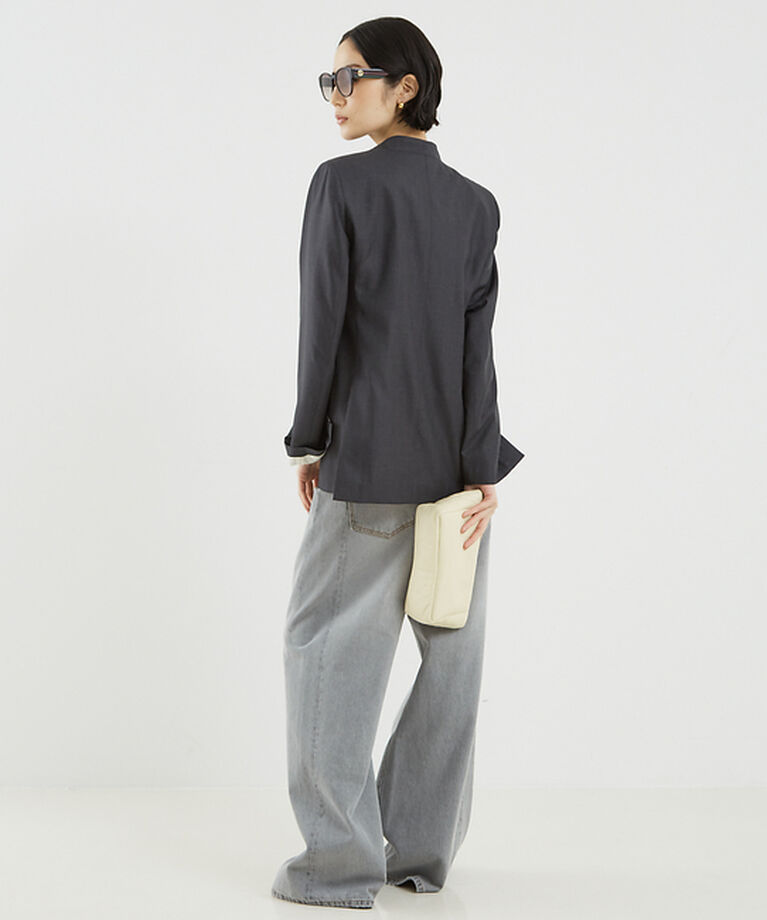 The Store by C' 「【DARKPARK】INES FOLD OVER DENIM ASIAN FIT」|デニム|