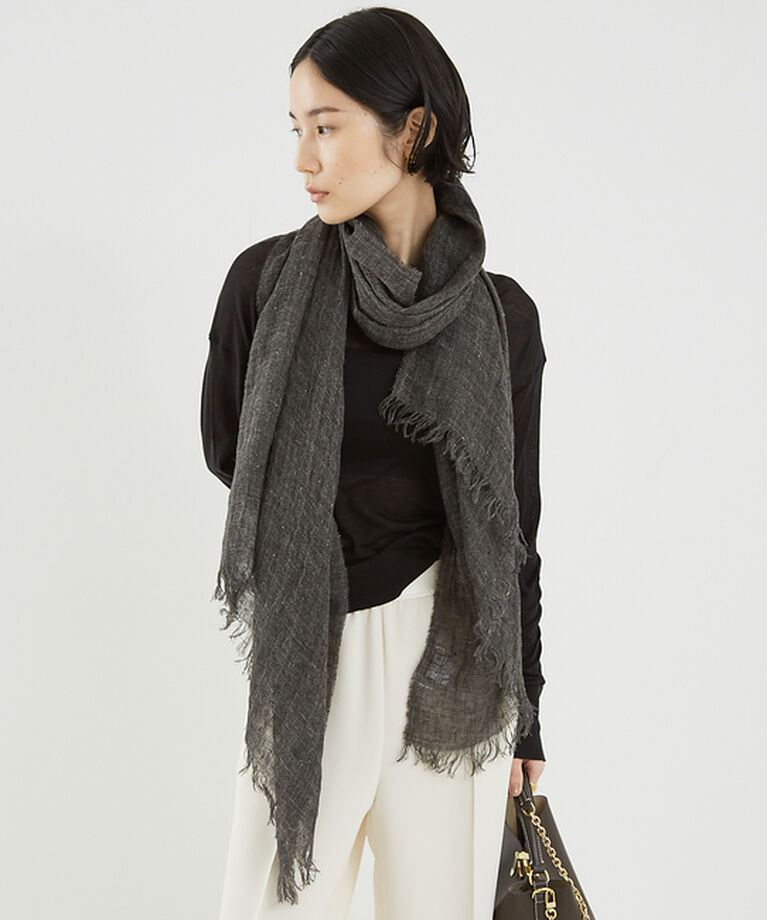 The Store by C' 「【PAOLO MARIANI】Virgilio Scarf／ストール75×200」|マフラー|グレー