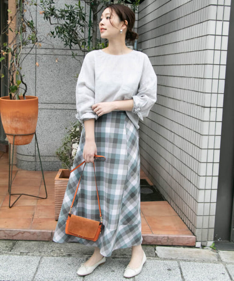 URBAN RESEARCH ROSSO「ROSSO カラーブロックマキシスカート∴」|スカート|