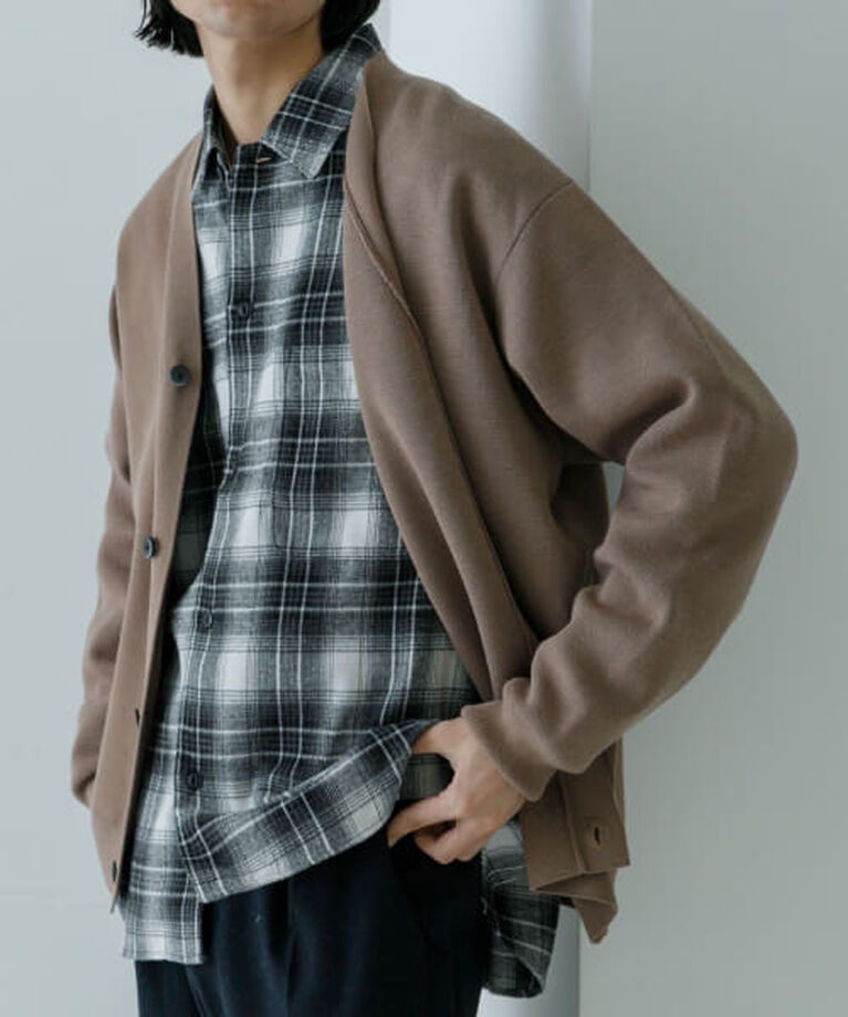 URBAN RESEARCH「UR 『洗濯可』ウォッシャブルミラノリブカーディガン」|カーディガン|BEIGE