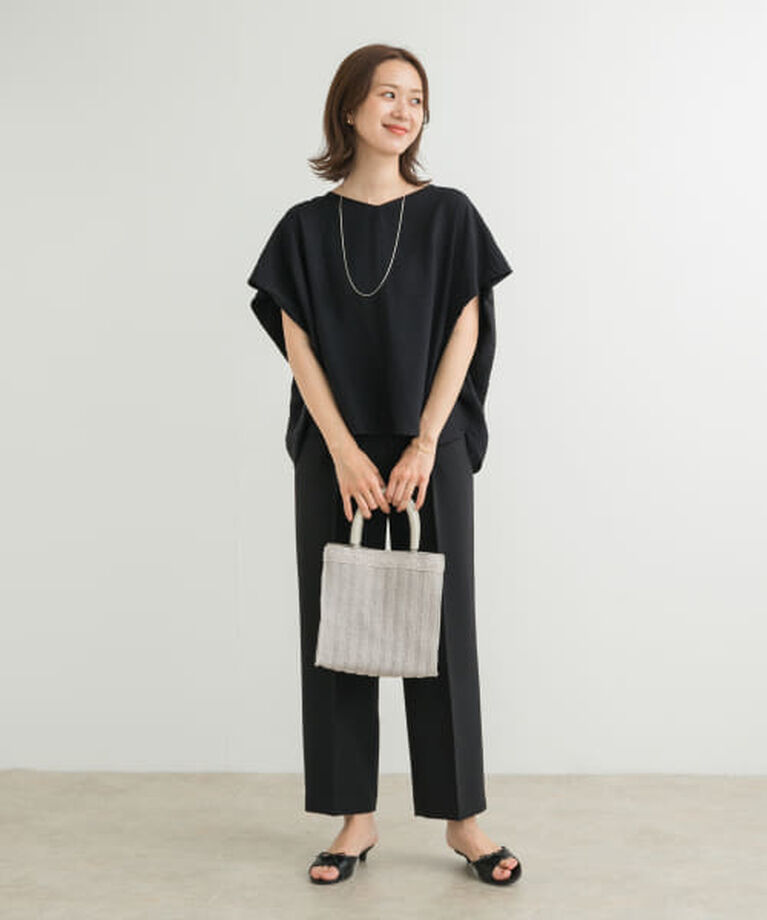 URBAN RESEARCH DOORS「DOORS バックタックコクーンブラウス」|シャツ・ブラウス|