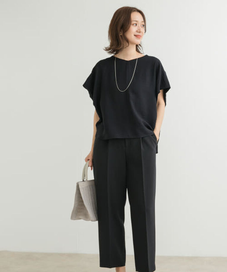 URBAN RESEARCH DOORS「DOORS バックタックコクーンブラウス」|シャツ・ブラウス|