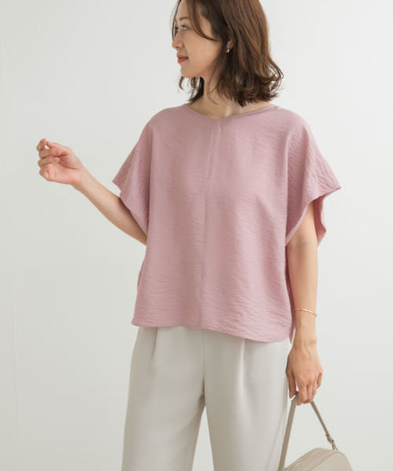 URBAN RESEARCH DOORS「DOORS バックタックコクーンブラウス」|シャツ・ブラウス|