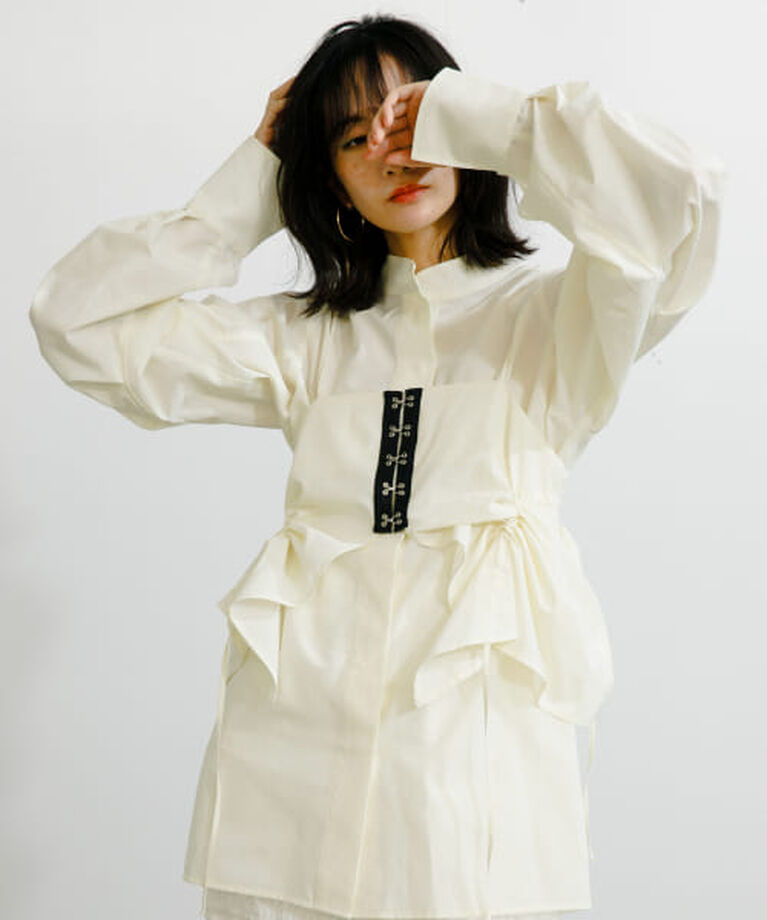  「KBF ホックビスチェSETブラウス」|シャツ・ブラウス|IVORY