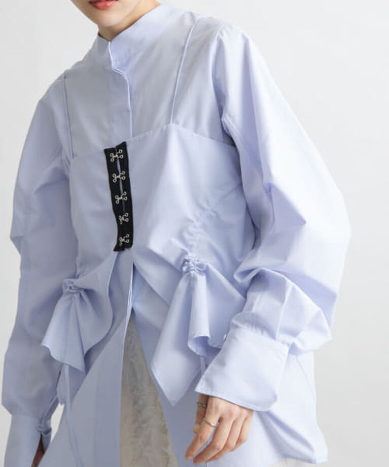  「KBF ホックビスチェSETブラウス」|シャツ・ブラウス|L.BLUE