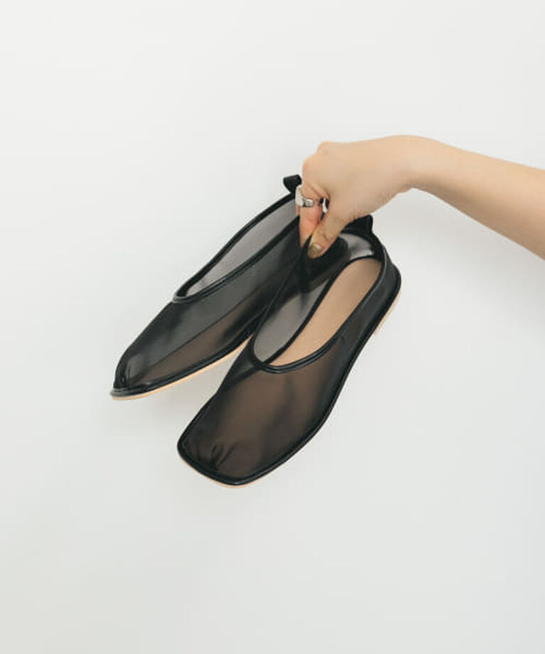  「KBF ギャザートゥメッシュシューズ」|その他|BLACK