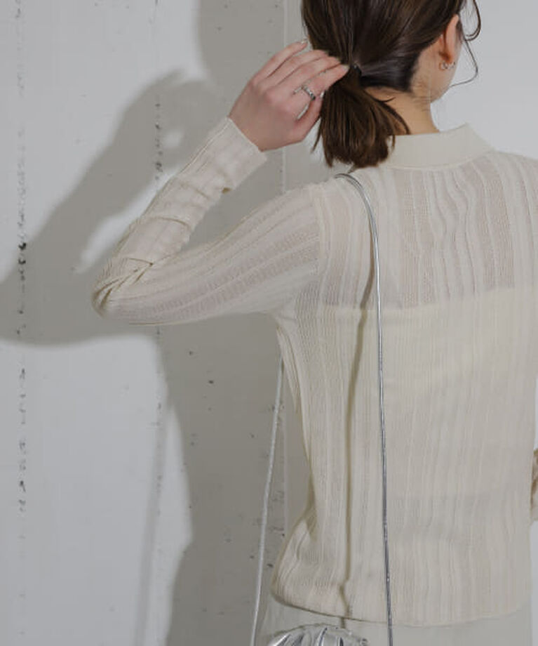 SENSE OF PLACE by URBAN RESEARCH「SENSE OF PLACE ランダムリブニットカーディガン」|カーディガン|