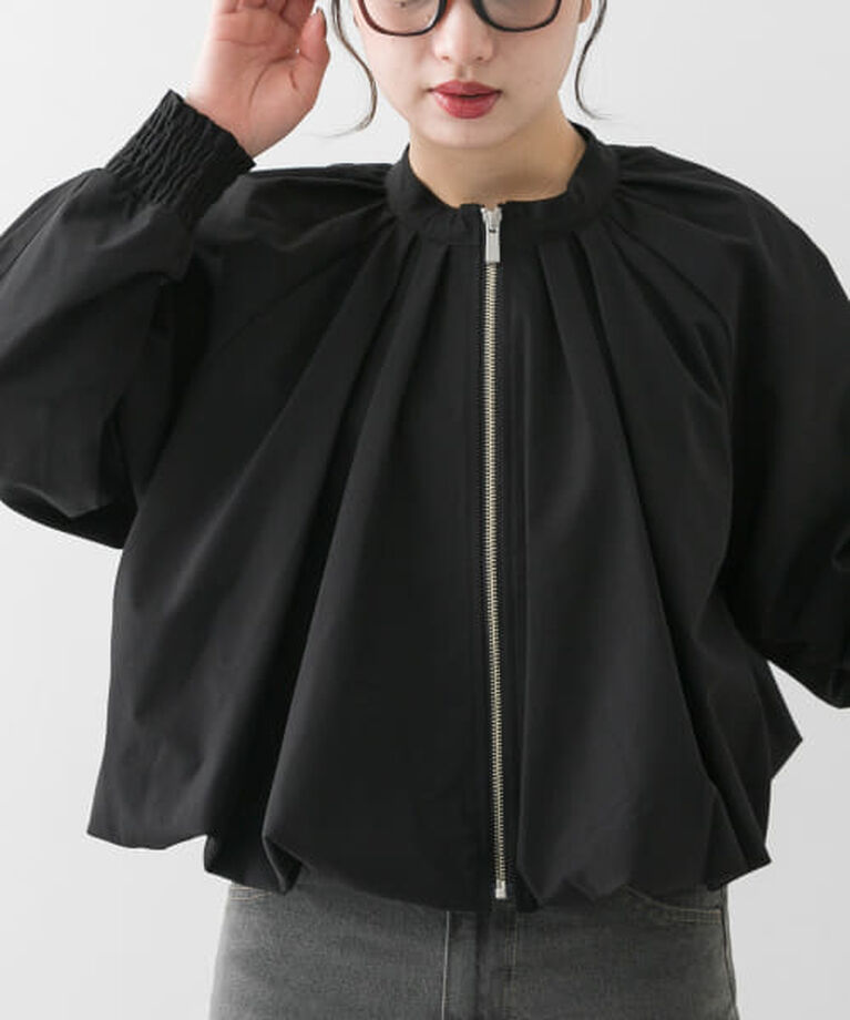 SENSE OF PLACE by URBAN RESEARCH「SENSE OF PLACE バルーンブルゾン」|ブルゾン・スタジャン|BLACK