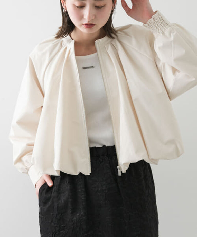 SENSE OF PLACE by URBAN RESEARCH「SENSE OF PLACE バルーンブルゾン」|ブルゾン・スタジャン|IVORY