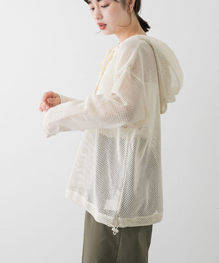 SENSE OF PLACE by URBAN RESEARCH「SENSE OF PLACE フーデットメッシュトップ」|その他|IVORY
