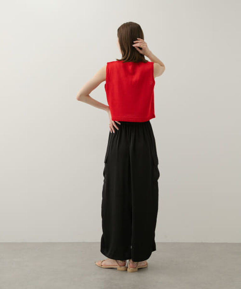 SENSE OF PLACE by URBAN RESEARCH「SENSE OF PLACE 『WEB限定』リネンタッチクロップドセーター」|ニット・セーター|