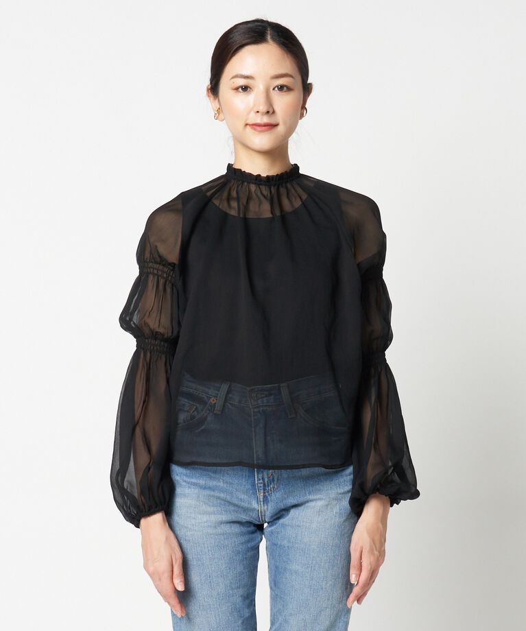 HELIOPOLE「HELIOPOLE CANDY SLEEVE BLOUSE」|シャツ・ブラウス|