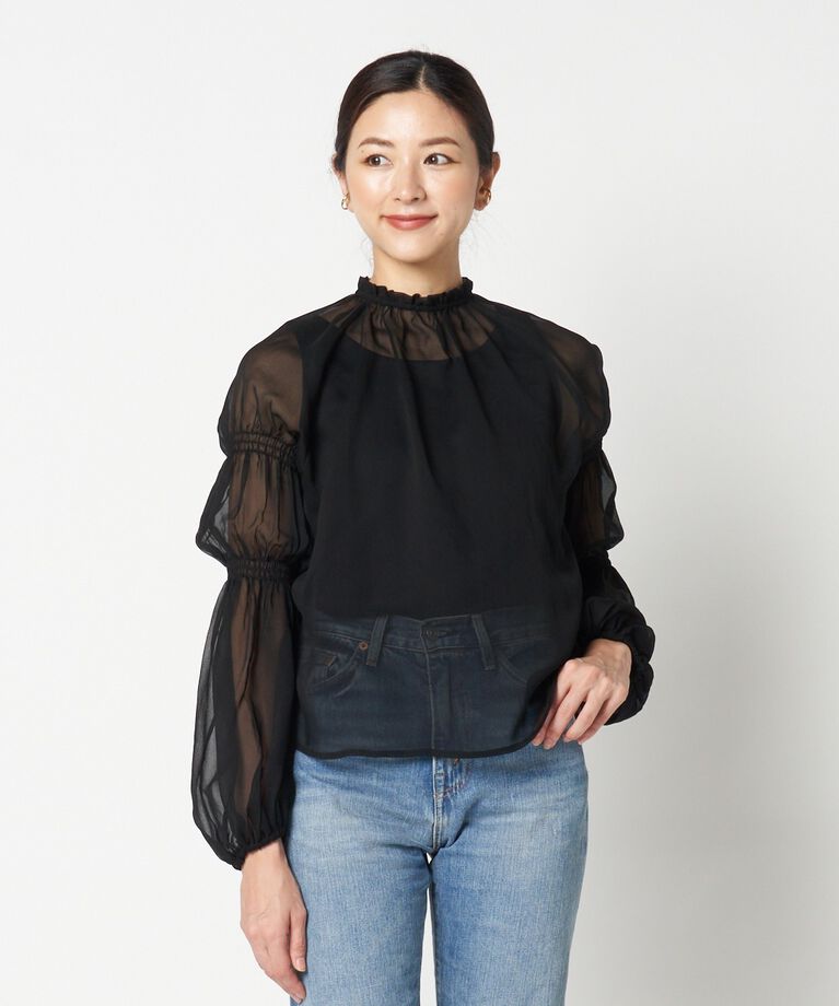 HELIOPOLE「HELIOPOLE CANDY SLEEVE BLOUSE」|シャツ・ブラウス|