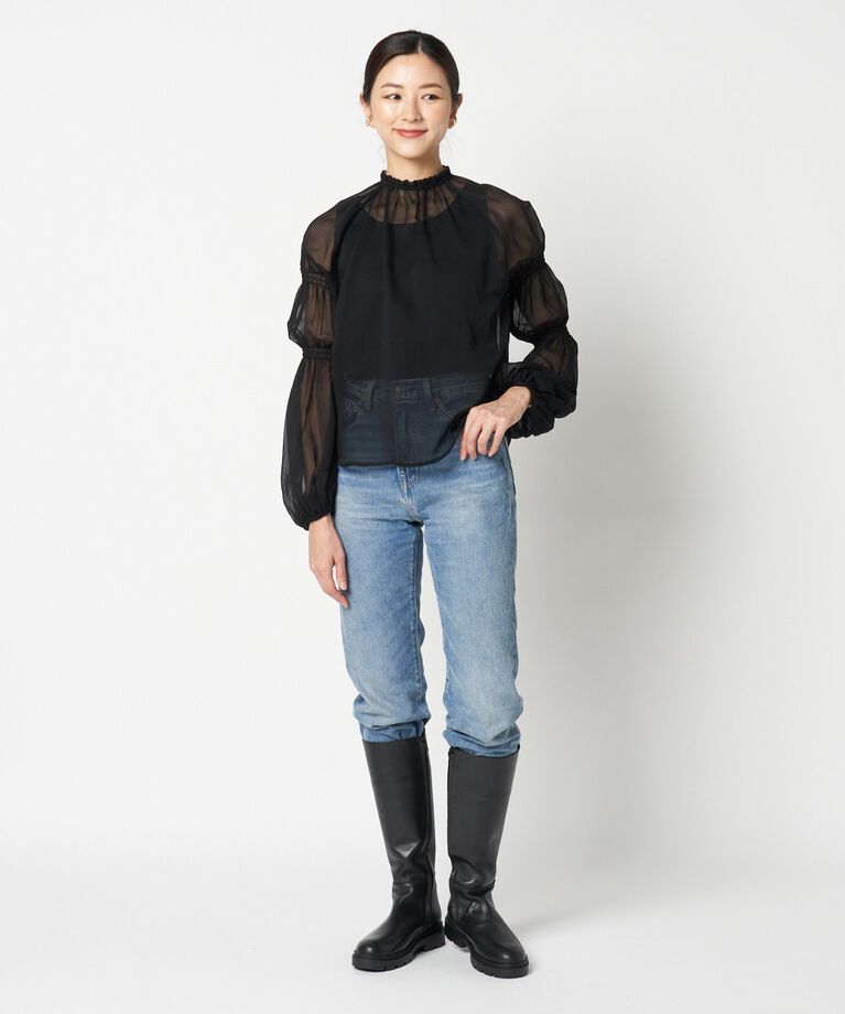 HELIOPOLE「HELIOPOLE CANDY SLEEVE BLOUSE」|シャツ・ブラウス|