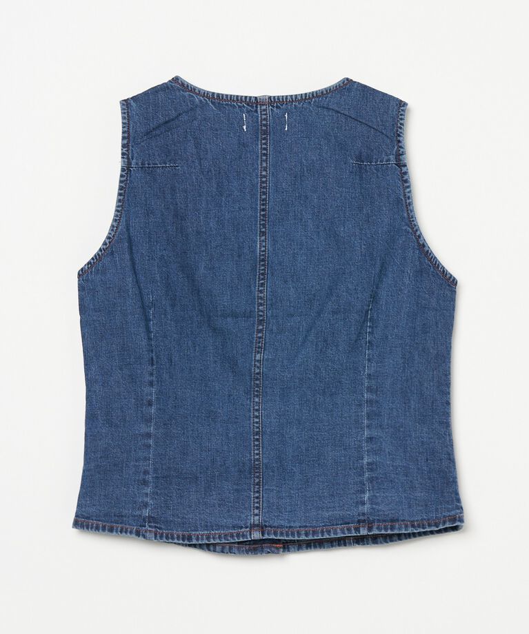  「woadblue SHORT GILET」|ベスト・ジレ|