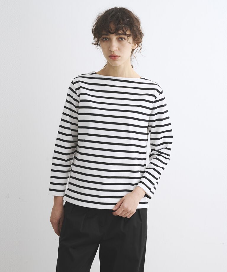 Traditional Weatherwear「LYMM」|Tシャツ・カットソー|ﾎﾜｲﾄ×ﾌﾞﾗｯｸ