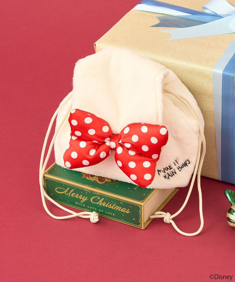 earth music&ecology「Disney/リボン付き巾着」|ポーチ|