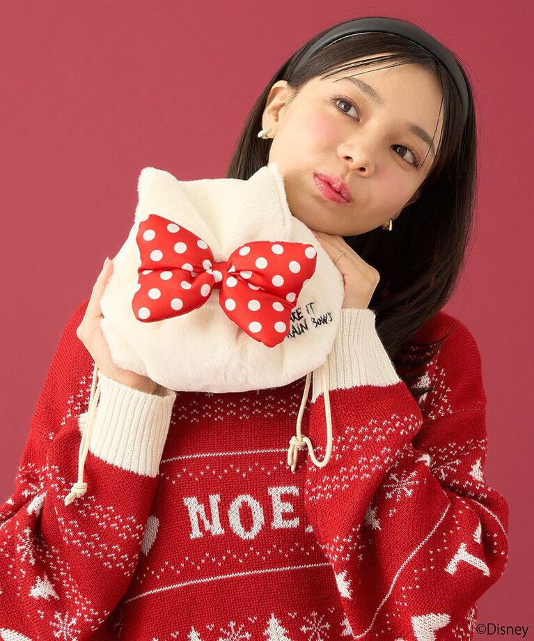 earth music&ecology「Disney/リボン付き巾着」|ポーチ|