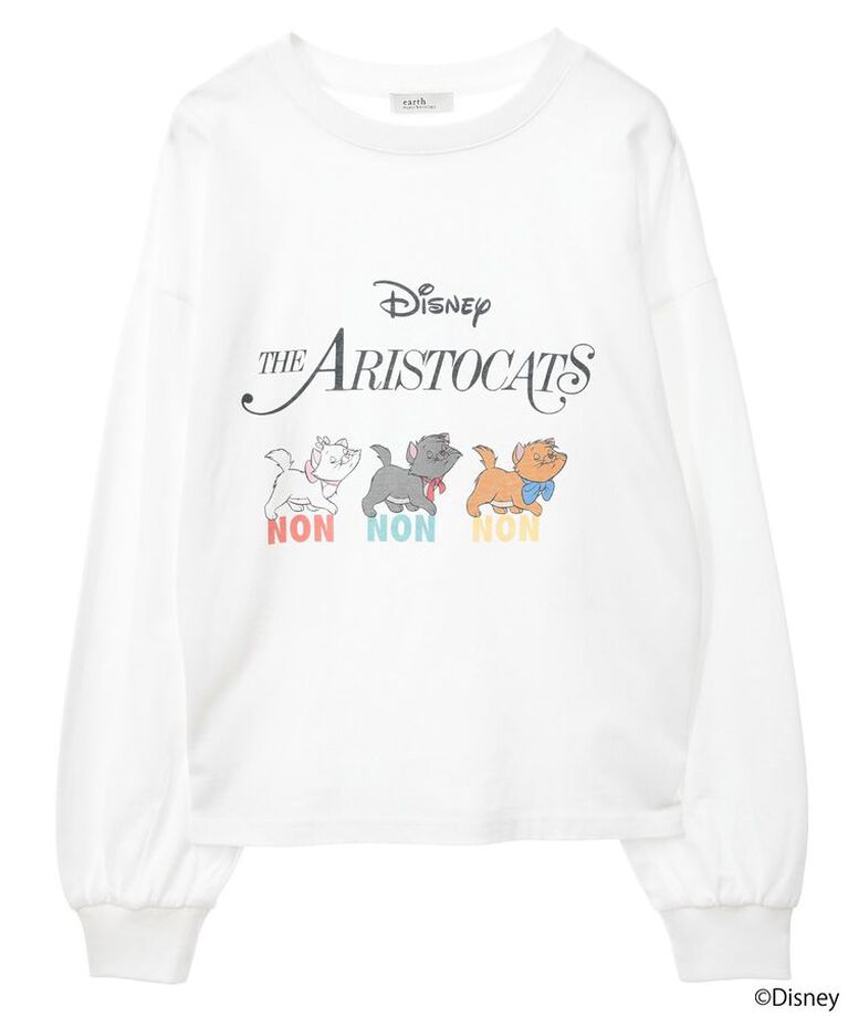 earth music&ecology「Disney/The Aristocats/プリントロンT」|Tシャツ・カットソー|