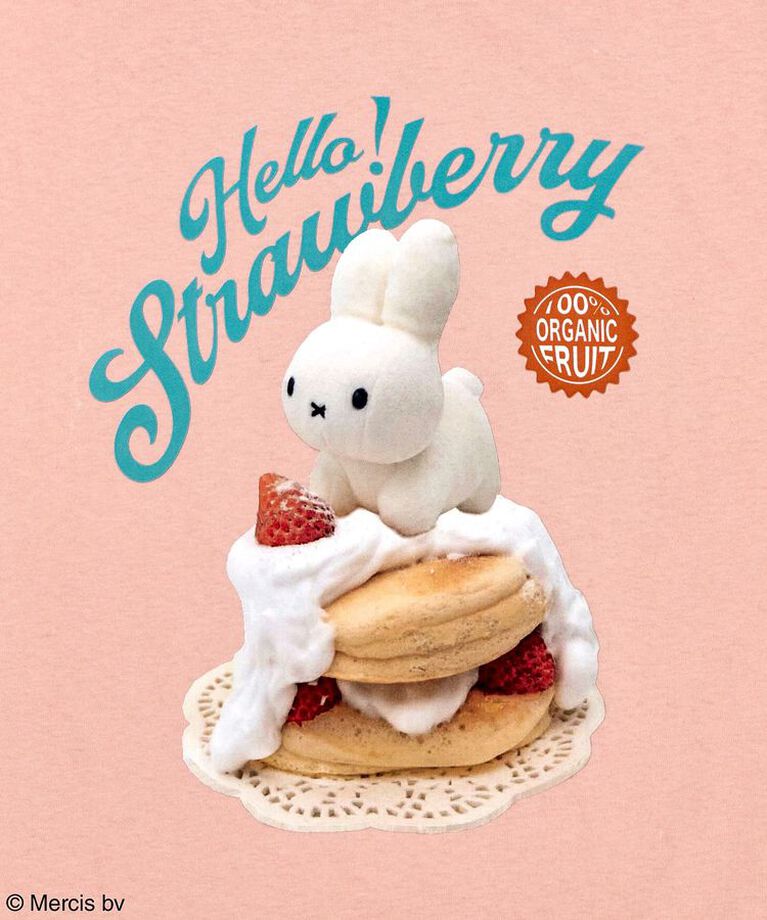 earth music&ecology「miffy/earth strawberry Tee」|Tシャツ・カットソー|