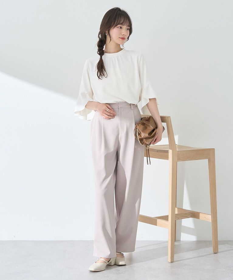 earth music&ecology「タックストレートパンツ」|その他|