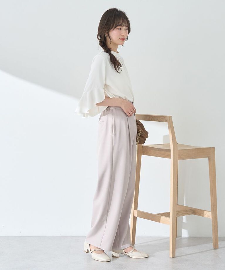 earth music&ecology「タックストレートパンツ」|その他|