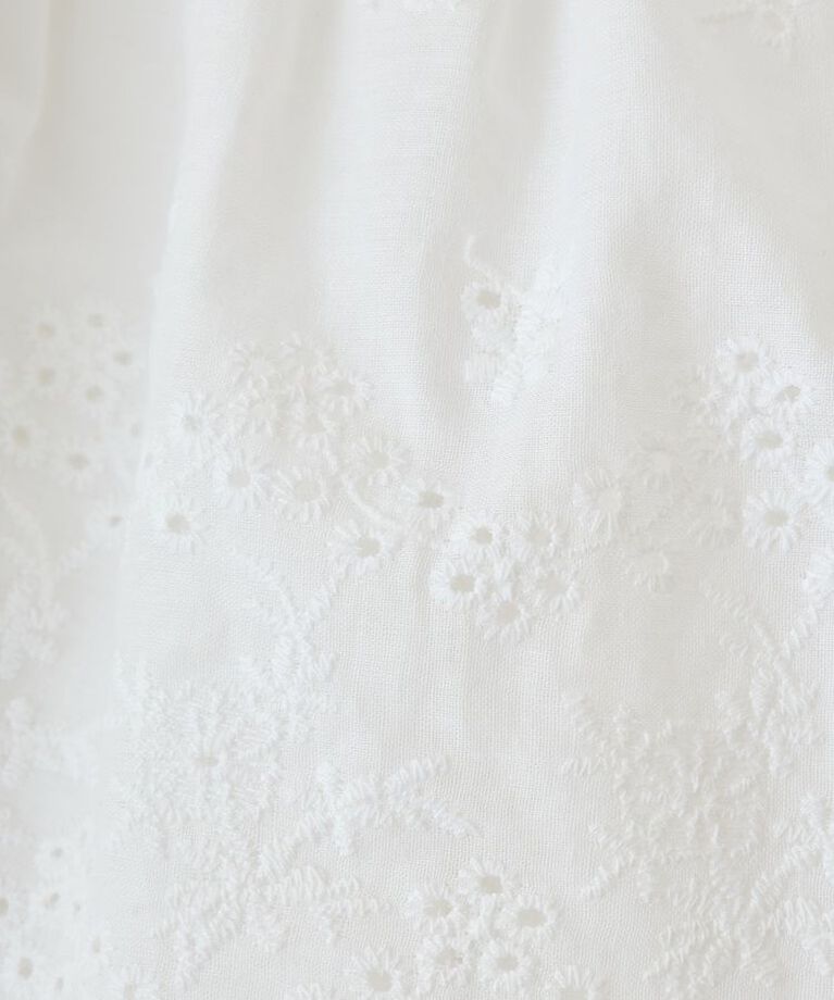 earth music&ecology「エンブロイダリー刺繍ラップスカート」|スカート|