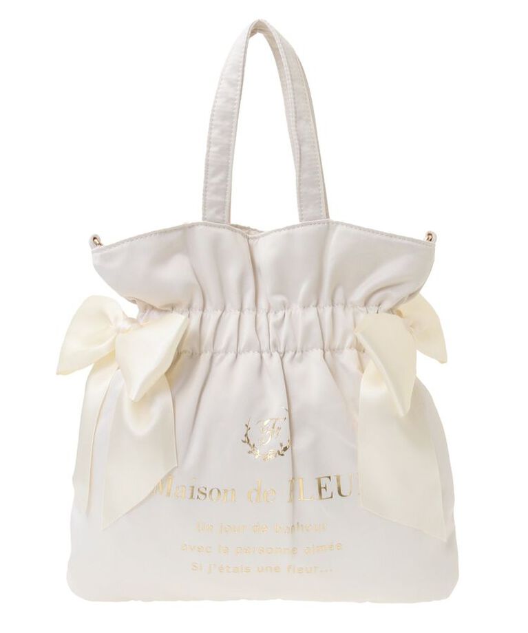 Maison de FLEUR「ダブルリボン2Wayトートバッグ」|トートバッグ|