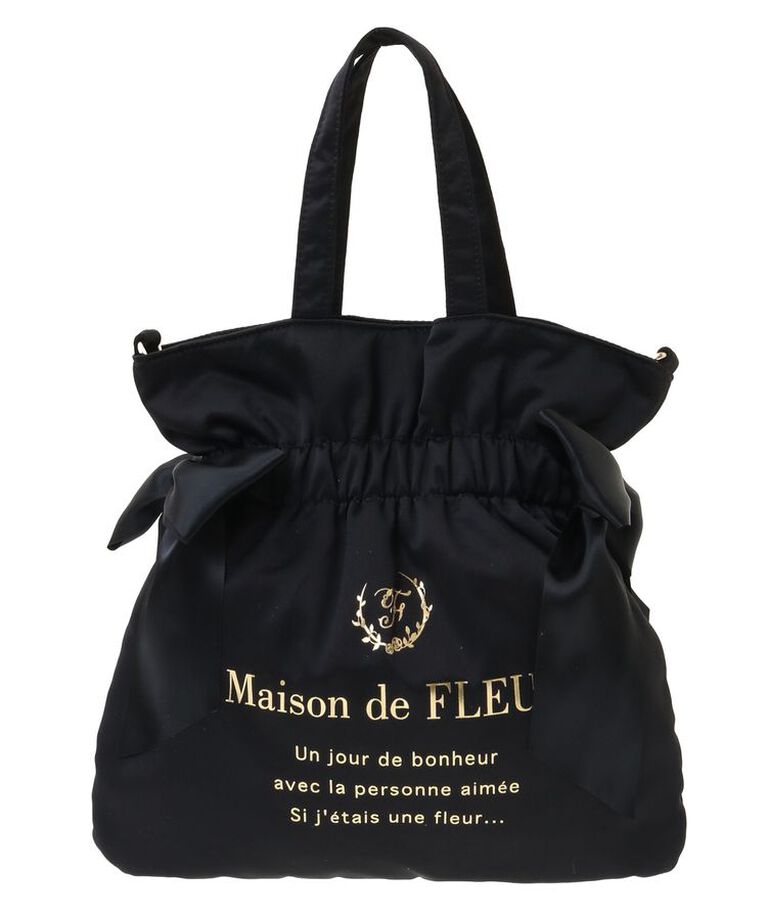 Maison de FLEUR「ダブルリボン2Wayトートバッグ」|トートバッグ|