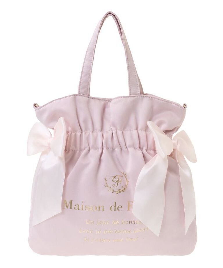 Maison de FLEUR「ダブルリボン2Wayトートバッグ」|トートバッグ|