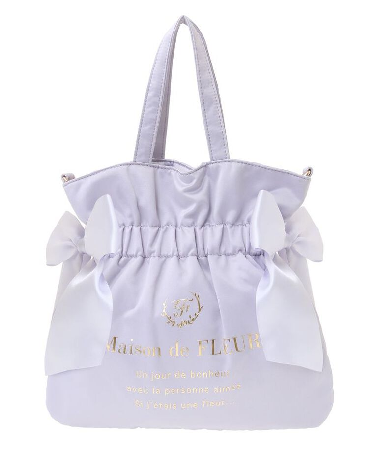 Maison de FLEUR「ダブルリボン2Wayトートバッグ」|トートバッグ|