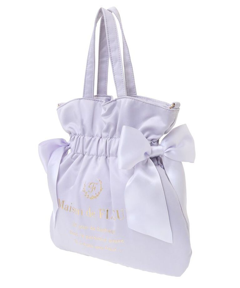 Maison de FLEUR「ダブルリボン2Wayトートバッグ」|トートバッグ|