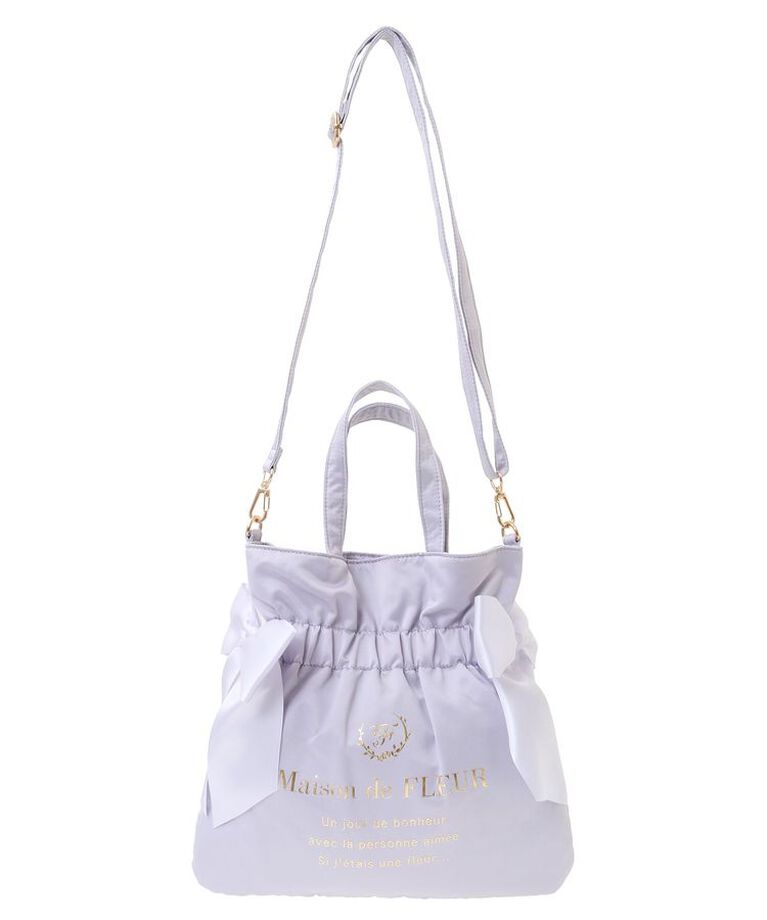 Maison de FLEUR「ダブルリボン2Wayトートバッグ」|トートバッグ|