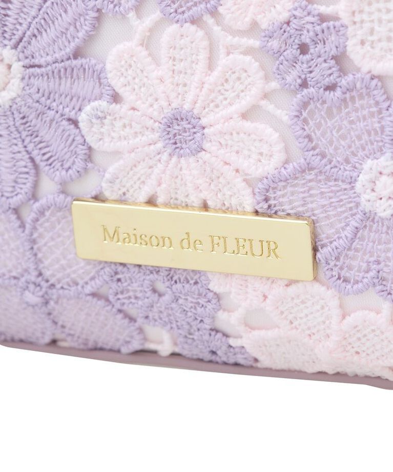 Maison de FLEUR「フラワーレース2Wayスクエアトートバッグ」|トートバッグ|