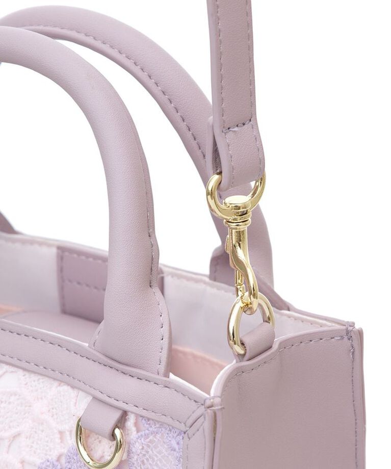 Maison de FLEUR「フラワーレース2Wayスクエアトートバッグ」|トートバッグ|