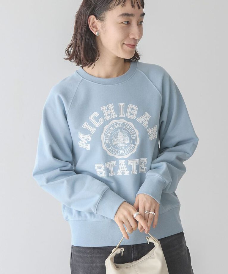 AMERICAN HOLIC「MICHIGAN ラグランスウェット」|スウェット・ジャージ|