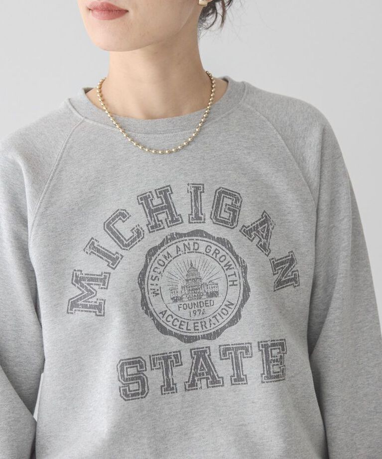 AMERICAN HOLIC「MICHIGAN ラグランスウェット」|スウェット・ジャージ|