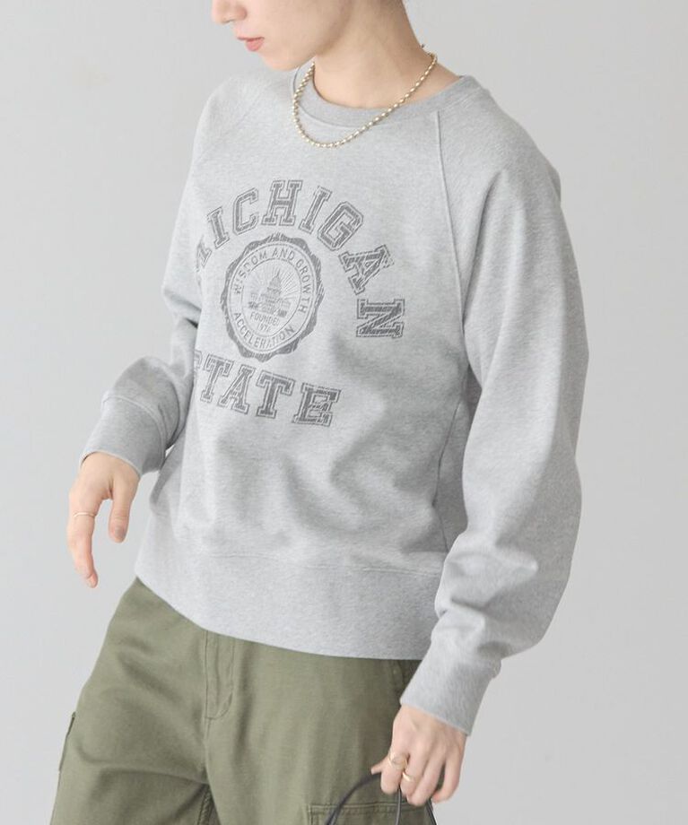 AMERICAN HOLIC「MICHIGAN ラグランスウェット」|スウェット・ジャージ|
