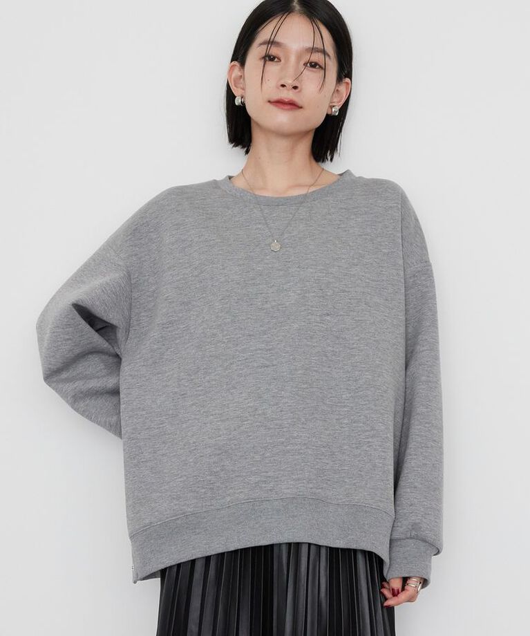 AMERICAN HOLIC「サイドドットボタンポンチプルオーバー」|スウェット・ジャージ|Light Gray Mixture