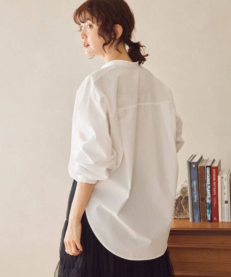 AMERICAN HOLIC「SET イージーケアロングシャツ+ポンチベスト/チュニック」|シャツ・ブラウス|
