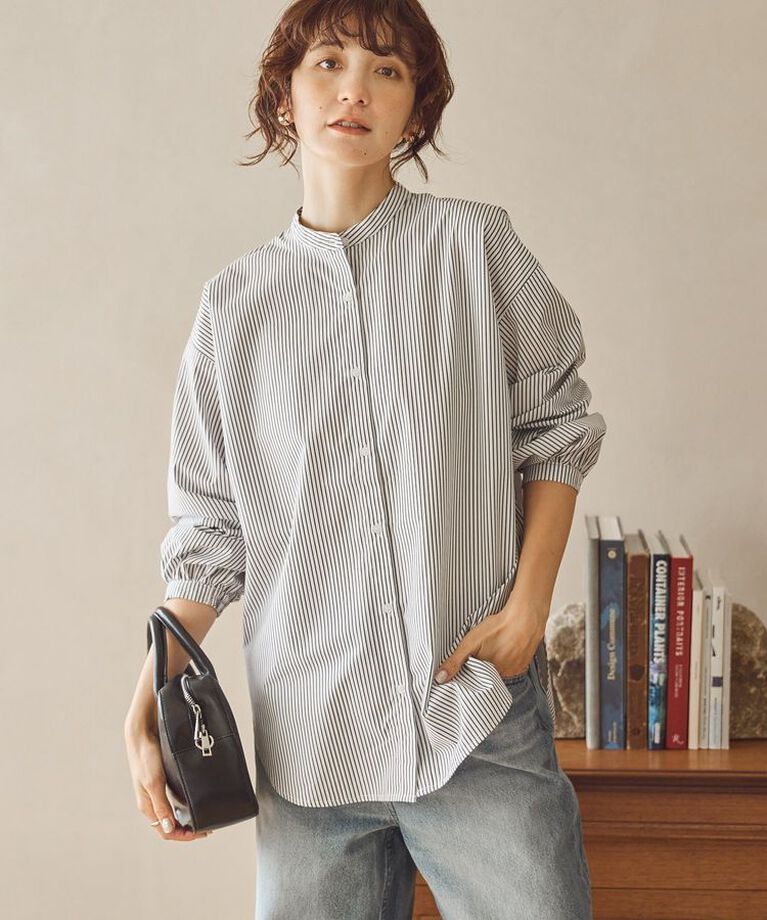 AMERICAN HOLIC「SET イージーケアロングシャツ+ポンチベスト/チュニック」|シャツ・ブラウス|