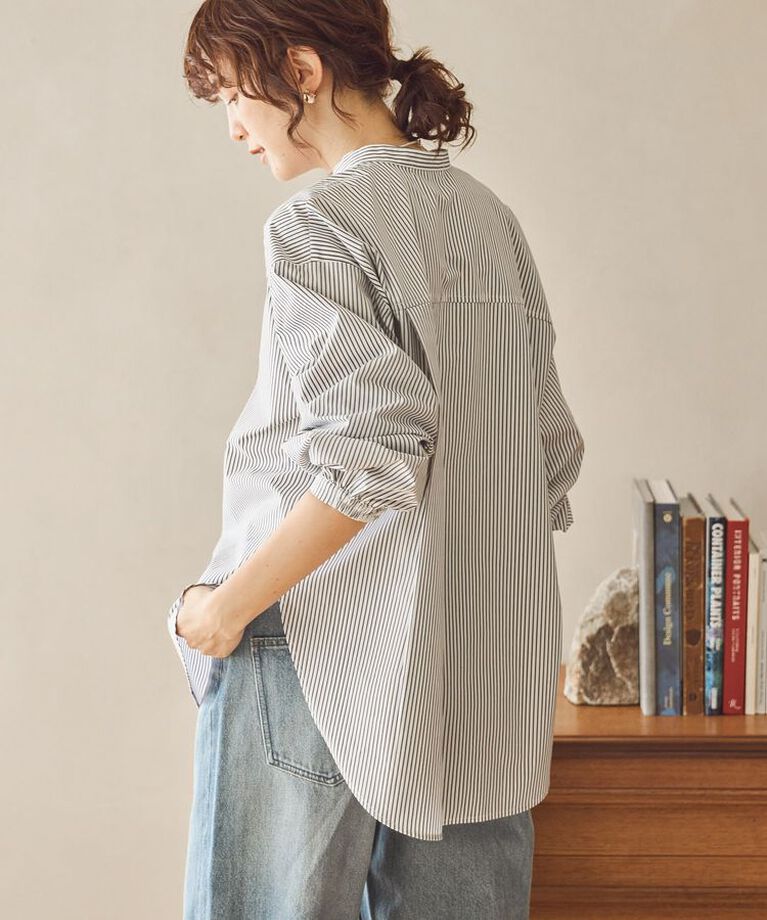 AMERICAN HOLIC「SET イージーケアロングシャツ+ポンチベスト/チュニック」|シャツ・ブラウス|