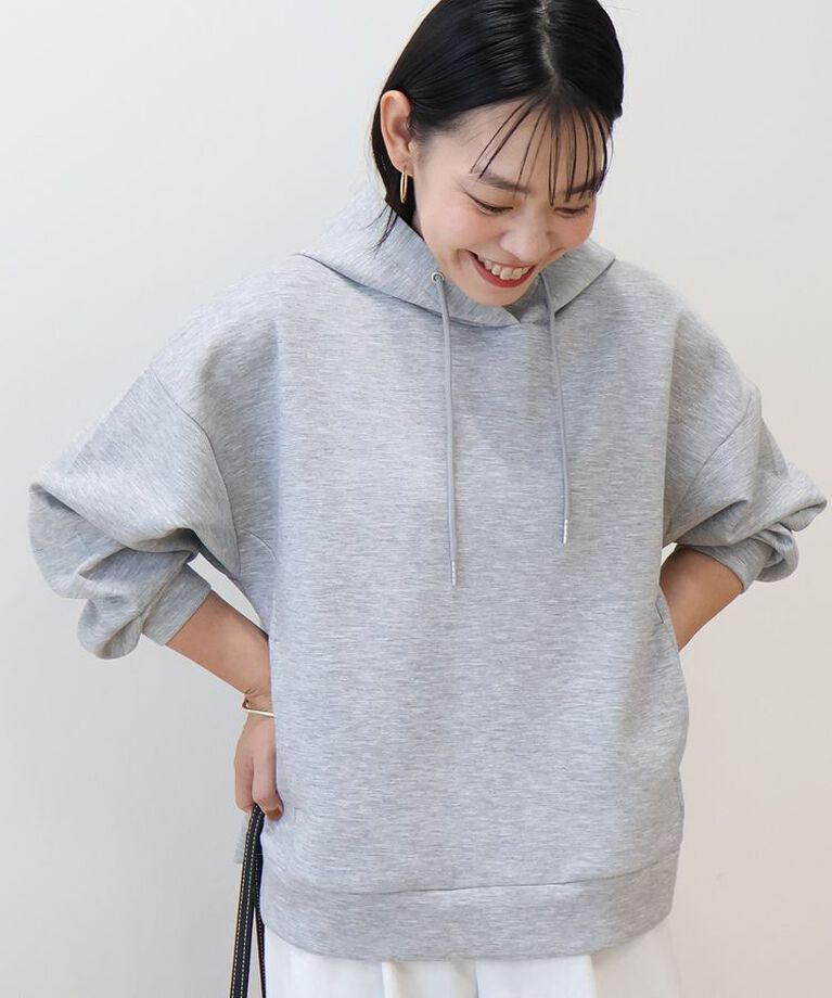 AMERICAN HOLIC「フーディーポンチプルオーバー」|スウェット・ジャージ|Light Gray Mixture