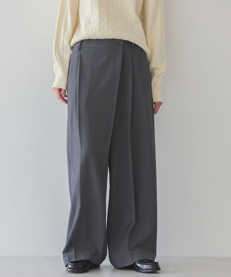 AMERICAN HOLIC「イージーケアラップ風パンツ」|その他|Gray Mixture