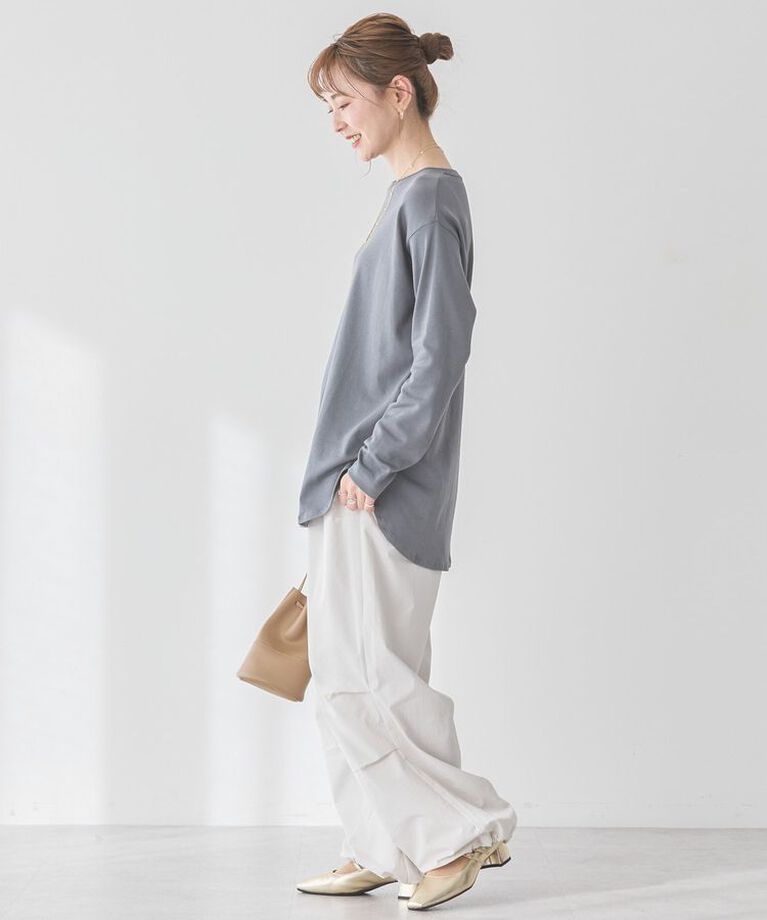 AMERICAN HOLIC「クルーネックロングカットプルオーバー/チュニック」|Tシャツ・カットソー|