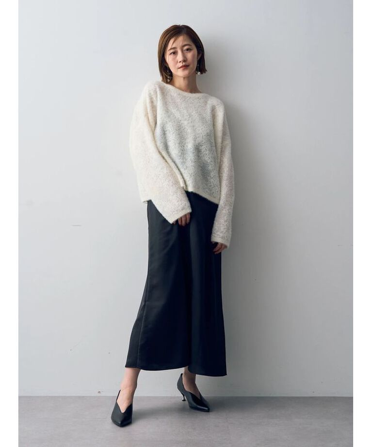 YECCA VECCA「【CLASSY.掲載】2wayサテンキャミワンピース」|ワンピース|