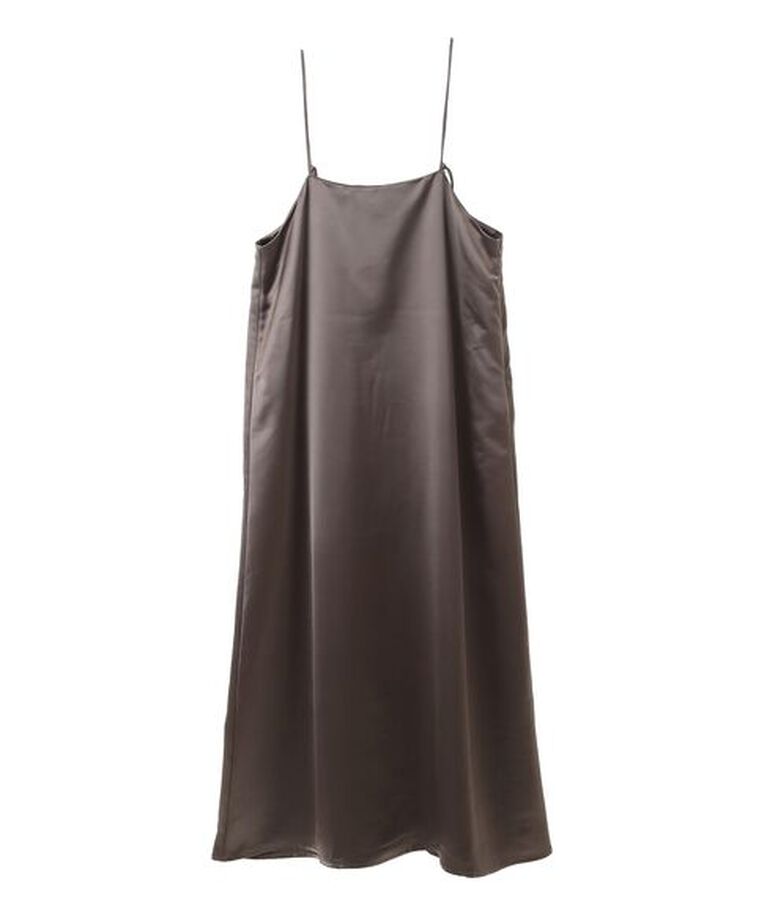YECCA VECCA「【CLASSY.掲載】2wayサテンキャミワンピース」|ワンピース|