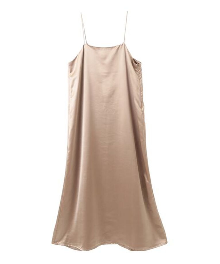 YECCA VECCA「【CLASSY.掲載】2wayサテンキャミワンピース」|ワンピース|